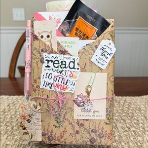 Blind date with a book contains two paperback books fantasy romance